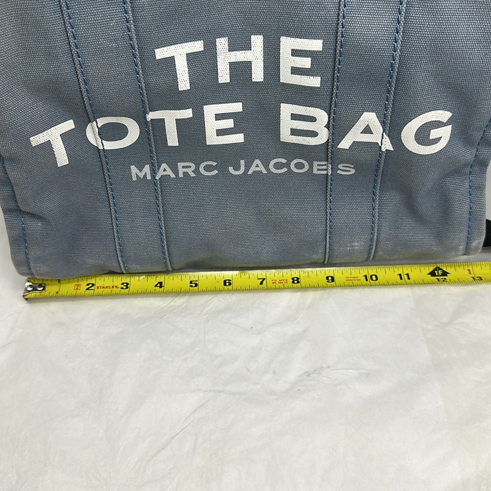 Marc Jacobs Blue and Black Tote Bag with Detachable Strap - Picture 10 of 14